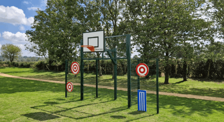 Target Example 2 Football / Basketball Goal Playground Equipment