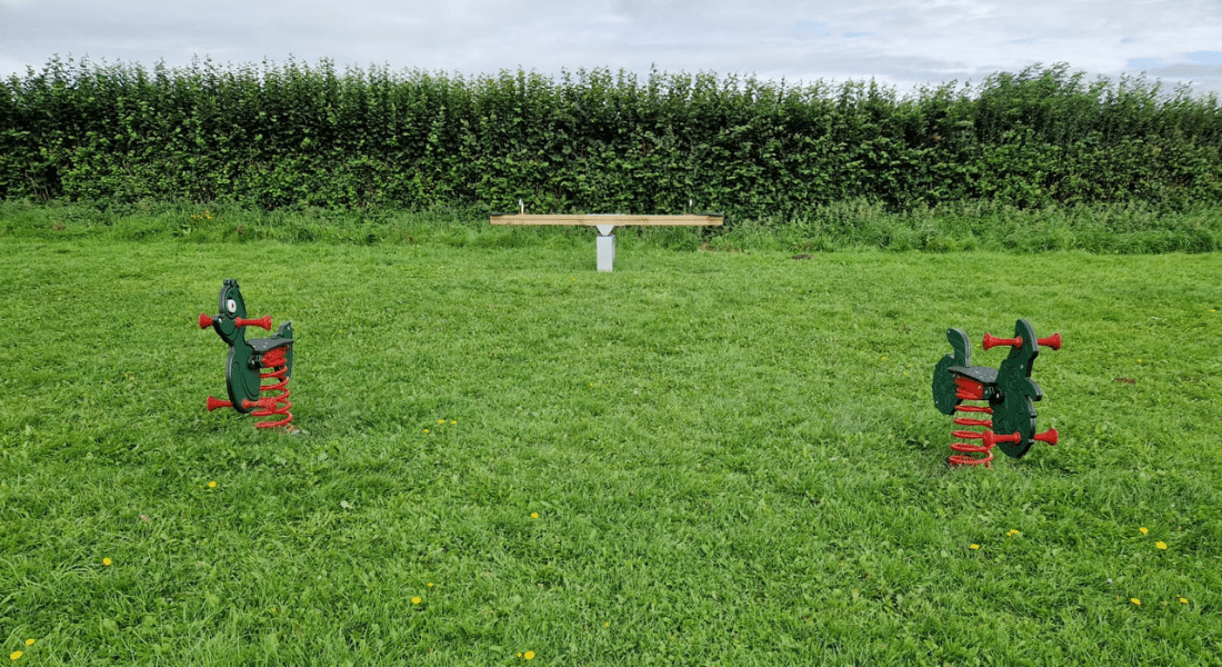 Spring Riders and Seesaw Playground Equipment