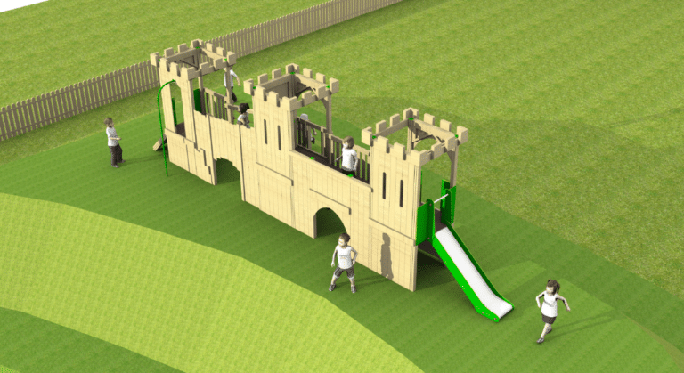 Bespoke Castle Tower Playground Equipment Design