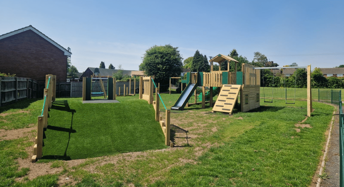 Heartwood And Mound Tunnel With Slide Playground Equipment