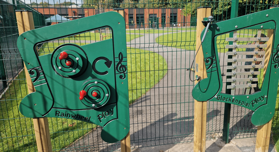 Rainwheel And Glockenspiel Musical Playboard Playground Equipment