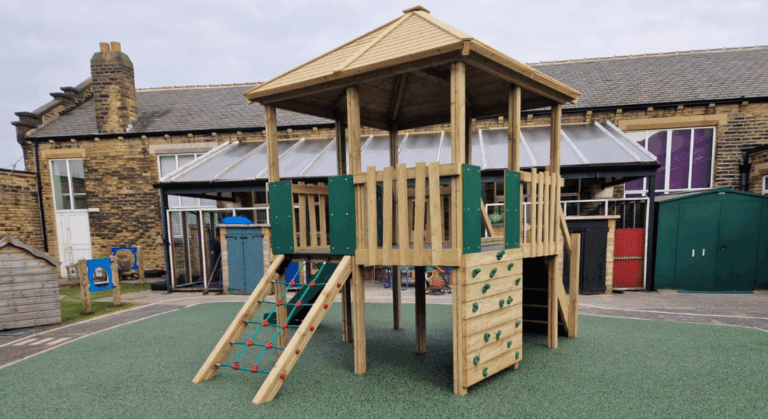 Quad Jigsaw Tower Playground Equipment