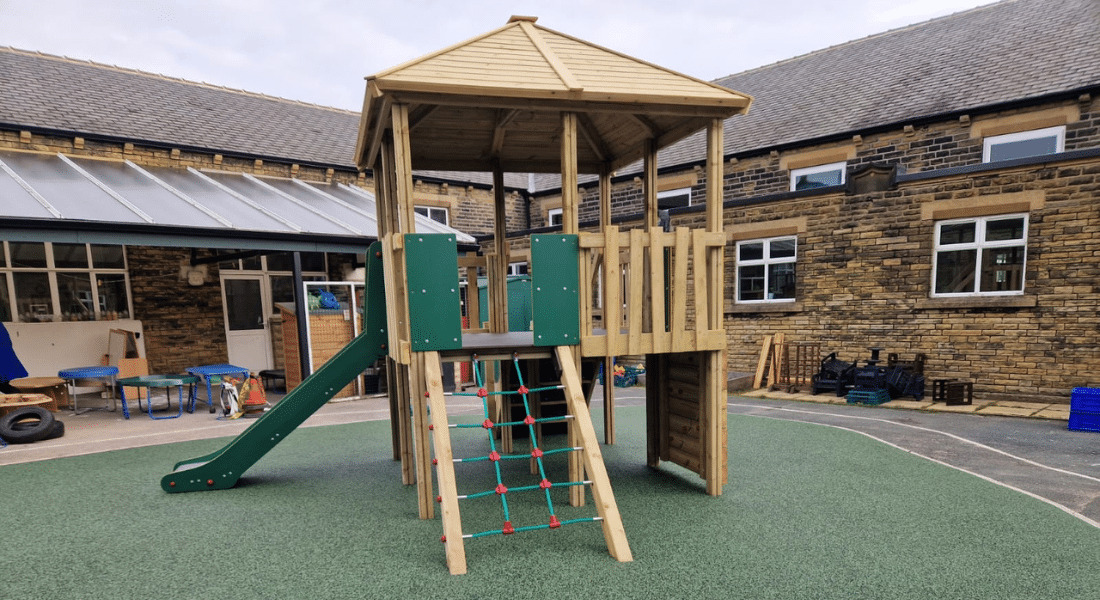 Quad Jigsaw Tower Playground Equipment