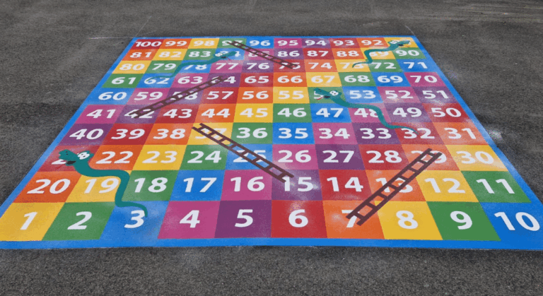 Snakes And Ladder Thermoplastic Playground Marking
