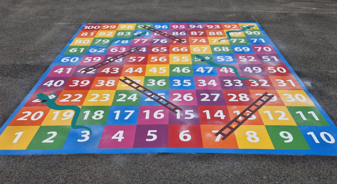 Snakes And Ladder Thermoplastic Playground Marking