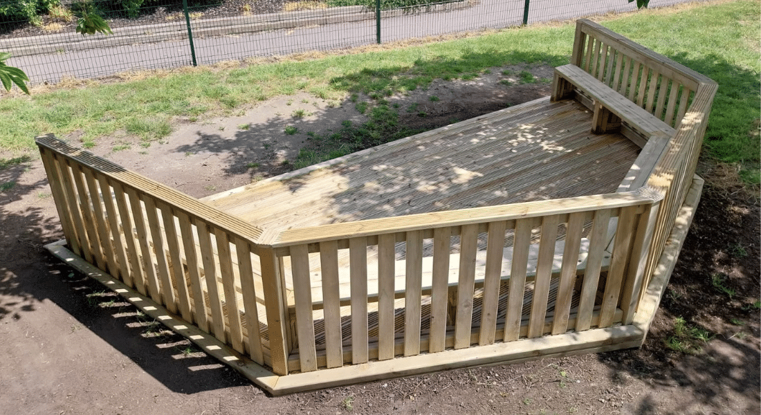 Stage (6m) With Seating Playground Equipment