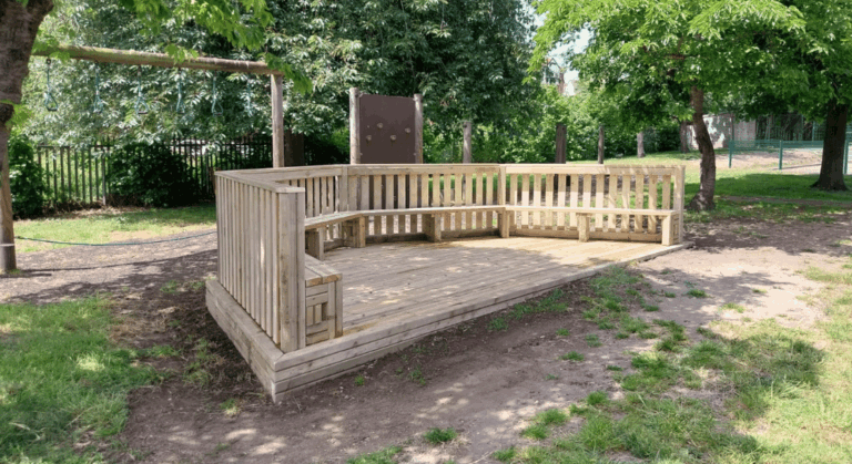 Stage (6m) With Seating Playground Equipment