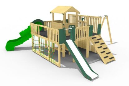 Heartwood With Cradle Seat Swing Playground Equipment