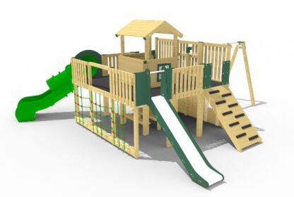 Heartwood With Mirage Seat Swing Playground Equipment