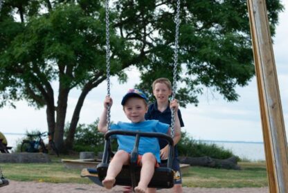 8049960 - Kiddy Seat, Cw Ss Chains, 6Mm, Black (1) Steel Metal Playground Equipment