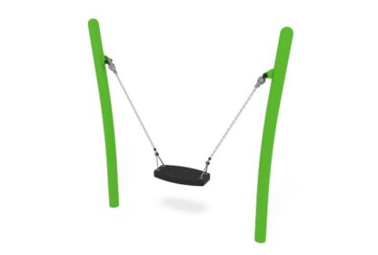 8071000 - Lillie Base Module With Katja Seat (Green) (1) Steel Metal Playground Equipment