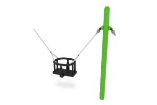 8071007 - LILLIE EXTENSION WITH KIDDY SEAT (GREEN) (1) steel metal playground equipment