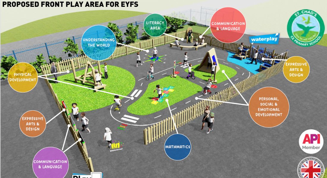 St Chads EYFS & Trim Trail Playground Equipment Design