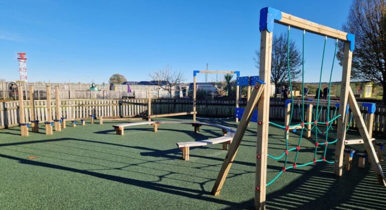 Trim Trail Playground Equipment & Wetpour Safety Surfacing