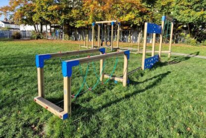 Adventure Trail 8 L-Shaped Trim Trail Playground Equipment