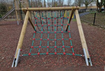 A-Frame Net [Round] Trim Trail Playground Equipment