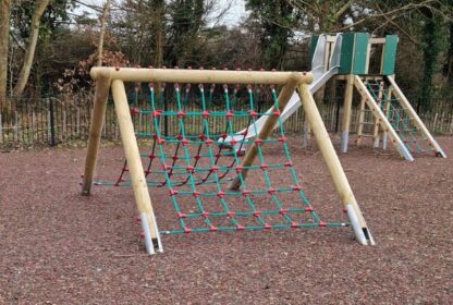 A-Frame Net [Round] Trim Trail Playground Equipment