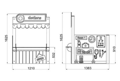Doctors Playtown Panel Roleplay Playground Equipment
