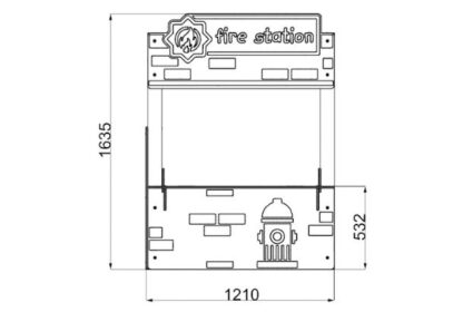 Fire Station Playtown Panel Roleplay Playground Equipment
