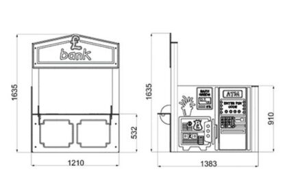 Bank Playtown Panel Roleplay Playground Equipment