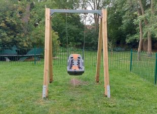 Inclusive Swinging and Spinning Playground Equipment