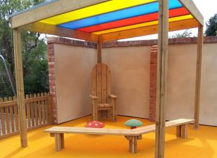 Inclusive Shelters & Seating Playground Equipment