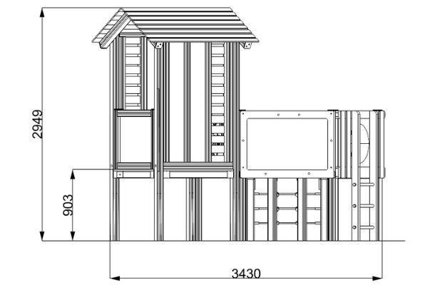 Lacewing Play Tower Lacewing Play Tower Sen Inclusive Playground Equipment