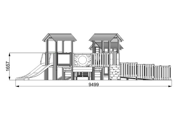 Dragonfly Play Tower For Inclusive Play Jigx504 - Dragonfly Play Tower Inclusive Playground Equipment