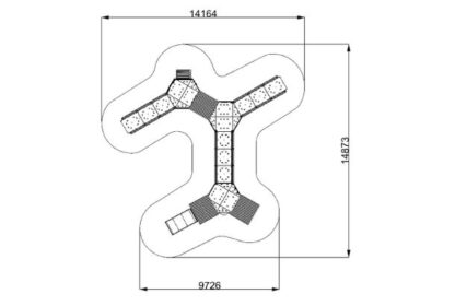 Jigx603 - Butterfly Play Tower Inclusive Playground Equipment