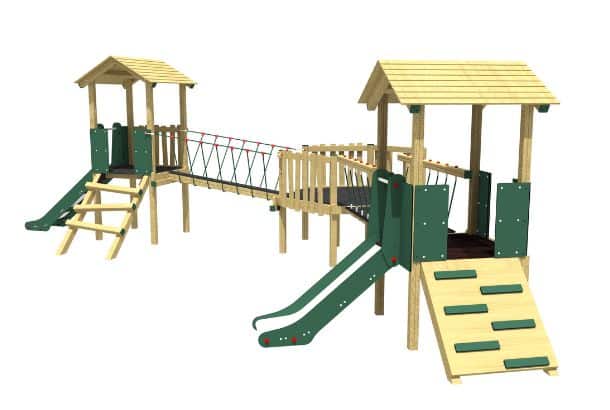 Krakatoa Krakatoa Jigsaw Tower Playground Equipment