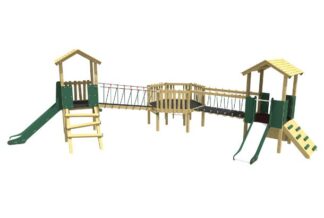 Krakatoa Jigsaw Tower Playground Equipment