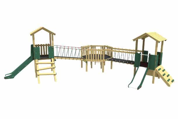 Krakatoa Krakatoa Jigsaw Tower Playground Equipment
