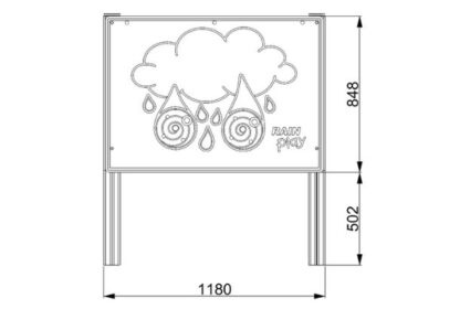 Rainwheel Sensory Inclusive Playground Equipment