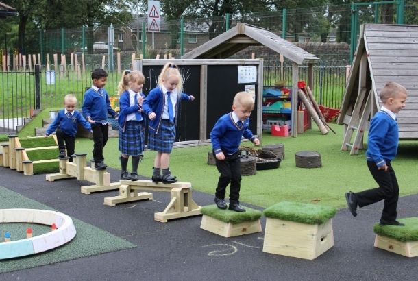 Abc Blocks (Agility, Balance &Amp; Coordination) - Set 0 Abc Blocks (Agility, Balance &Amp; Coordination) – Set 0 Freestanding Trim Trail Playground Equipment
