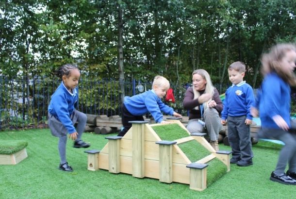 Abc Blocks (Agility, Balance &Amp; Coordination) - Set 0 Abc Blocks (Agility, Balance &Amp; Coordination) – Set 0 Freestanding Trim Trail Playground Equipment