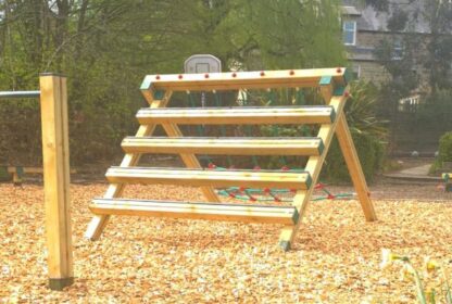 A-Frame Log Net Playground Equipment