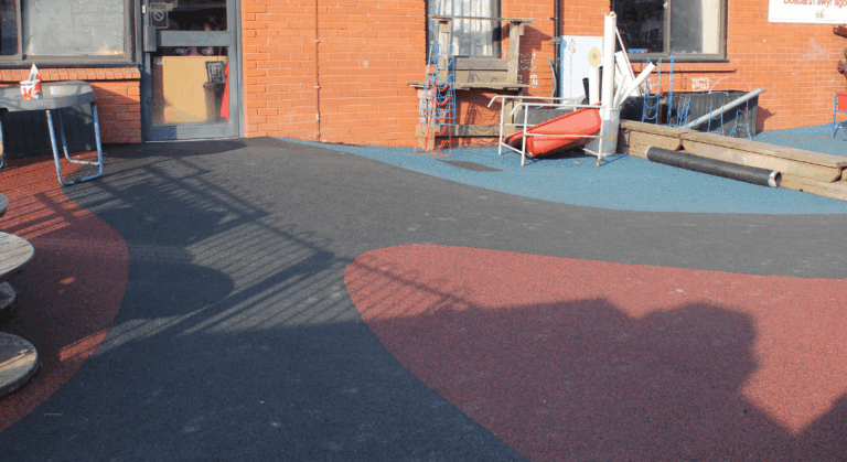 Ysgol Bryn Collen Wetpour Safety Surfacing (1)