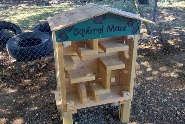 Squirrel Feeder Maze Squirrel Maze Sensory Garden Playground Equipment