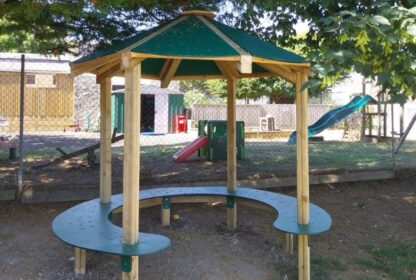 Parasol Bench Playground Equipment Seating &Amp; Shade