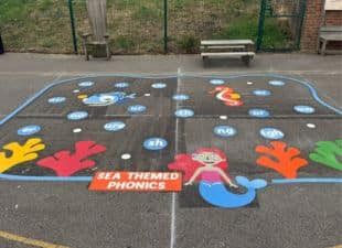 Educational Thermoplastic Playground Marking