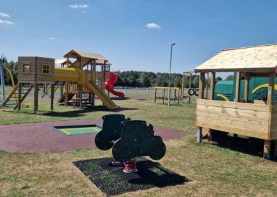 Big square trampoline playground equipment