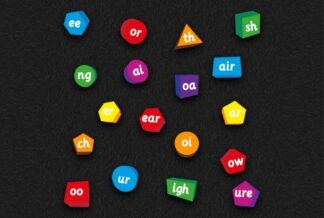 3D Phonics Shapes Thermoplastic Playground Marking