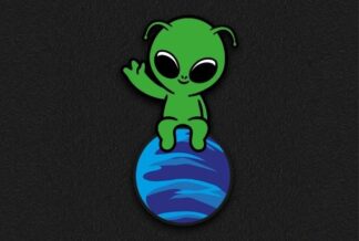 Alien 0.98m x 0.59m Thermoplastic Playground Marking