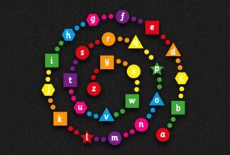 Alphabet Spiral (3m) Thermoplastic Playground Marking