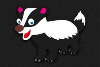 Badger (1m) Thermoplastic Playground Marking