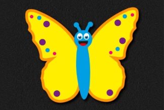Butterfly Thermoplastic Playground Marking