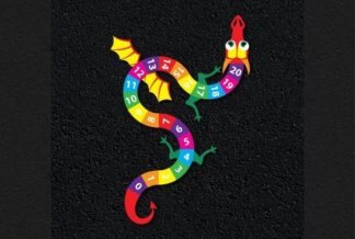 0-20 Dragon Thermoplastic Playground Marking