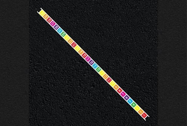 1 - 30 Number Ladder (11M) 1 - 30 Number Ladder (11M) Thermoplastic Playground Marking