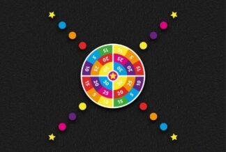 Shooting Star 4 Way Target Thermoplastic Playground Marking