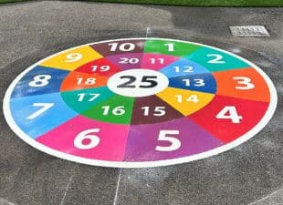 Target Thermoplastic Playground Marking